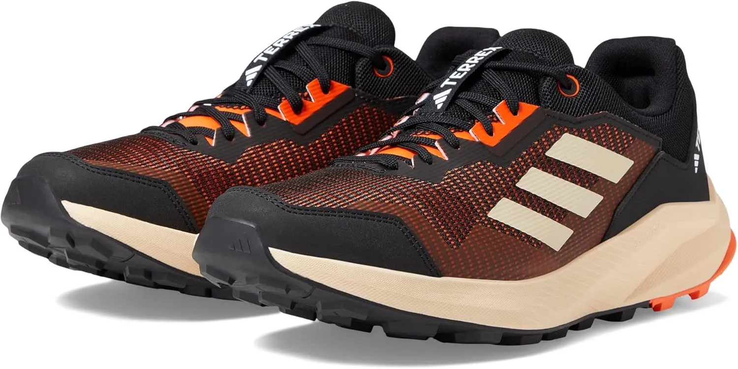 adidas Mens Terrex Trailrider Trail Running Sneakers Shoes - Black