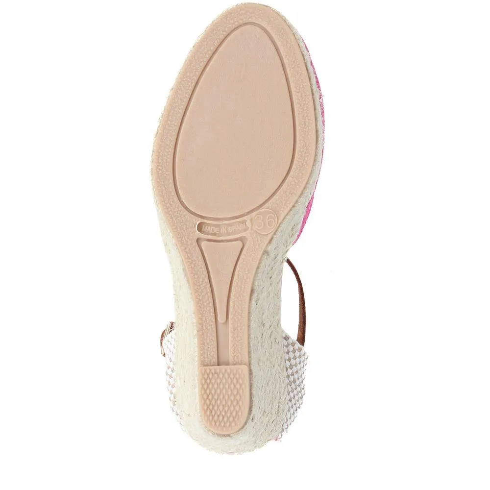 Adjustable Espadrille Sandals  - LOLLA39001 / 326 331
