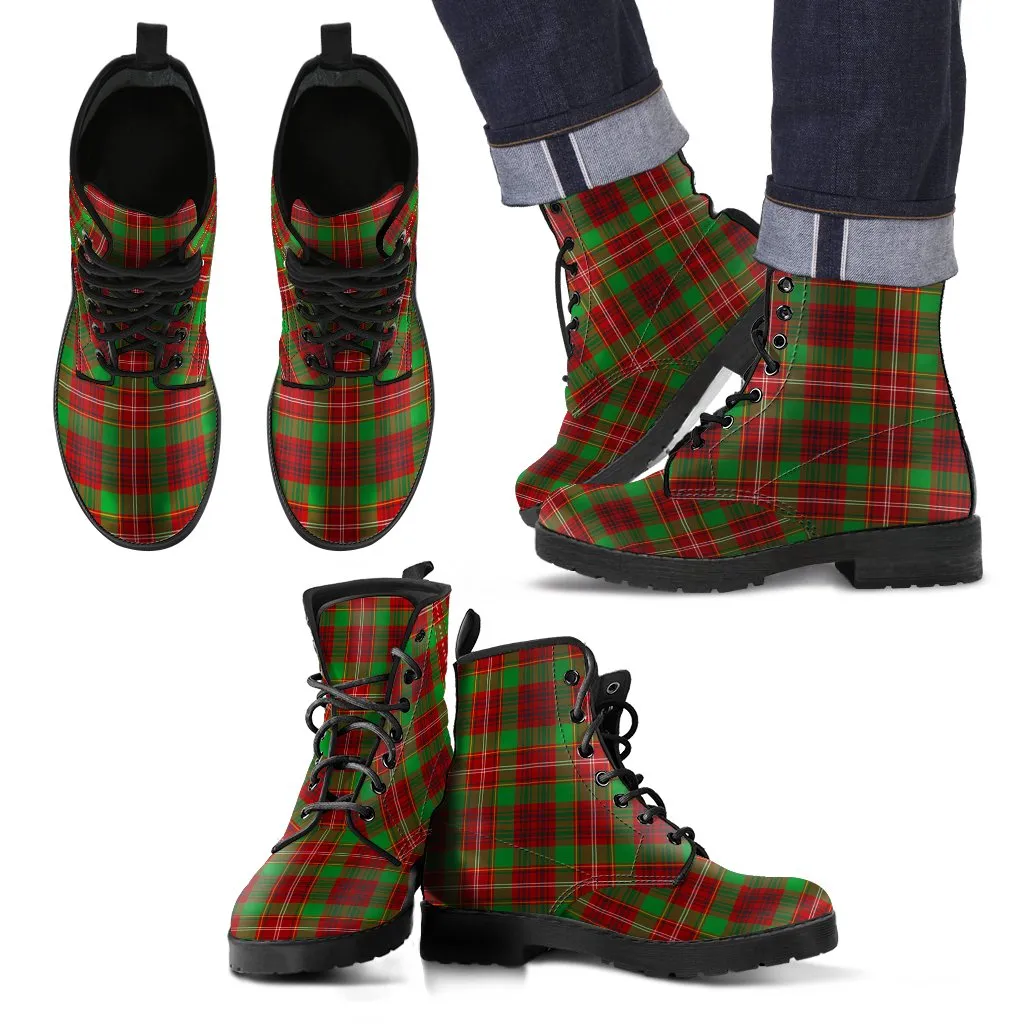 Ainslie Tartan Leather Boots