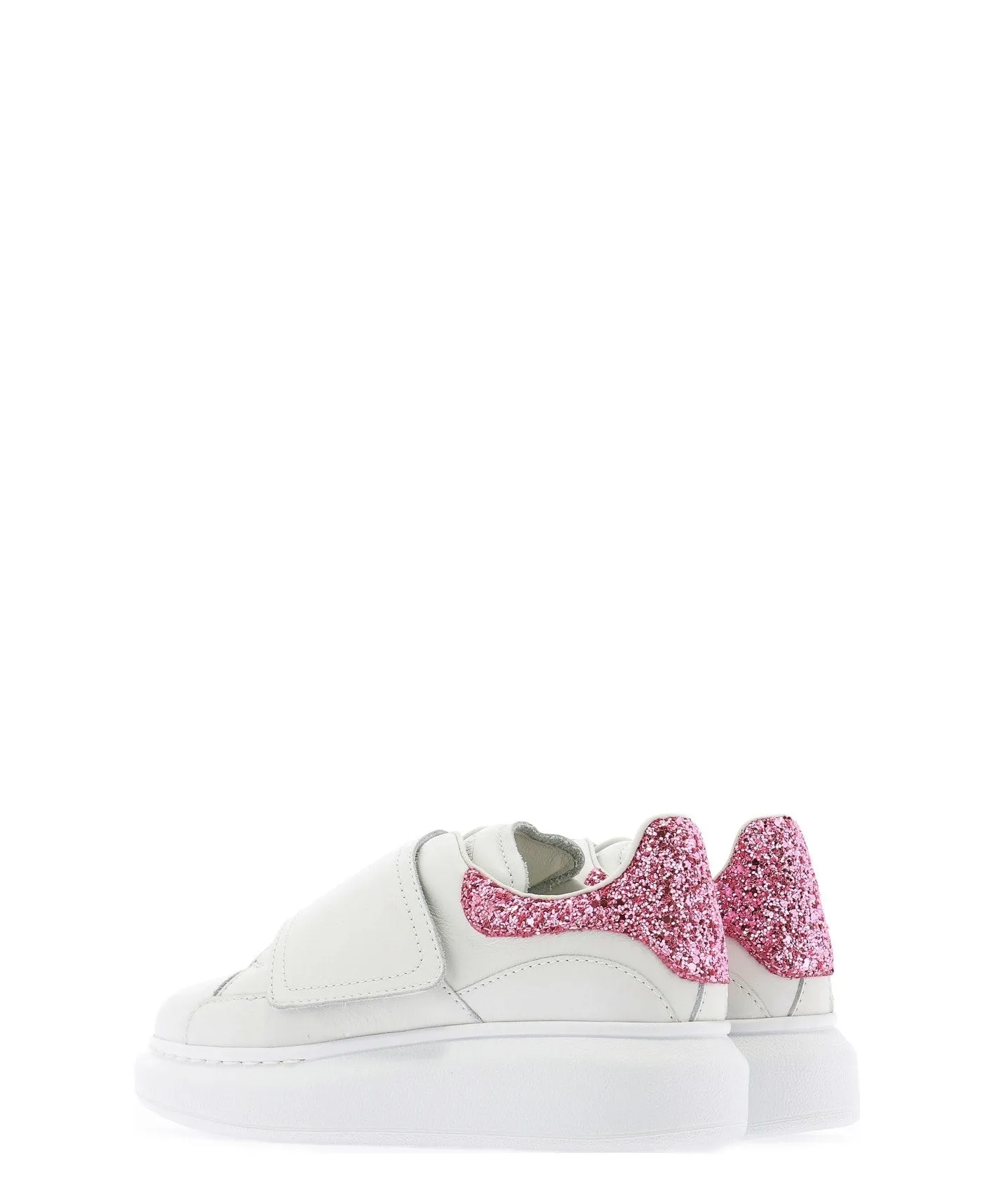 Alexander McQueen Kids Oversized Velcro Strap Sneakers