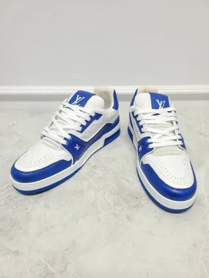 Blue LV Monogram Trainer Sneakers 7