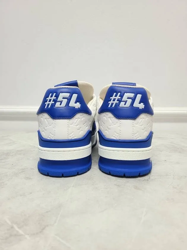 Blue LV Monogram Trainer Sneakers 7