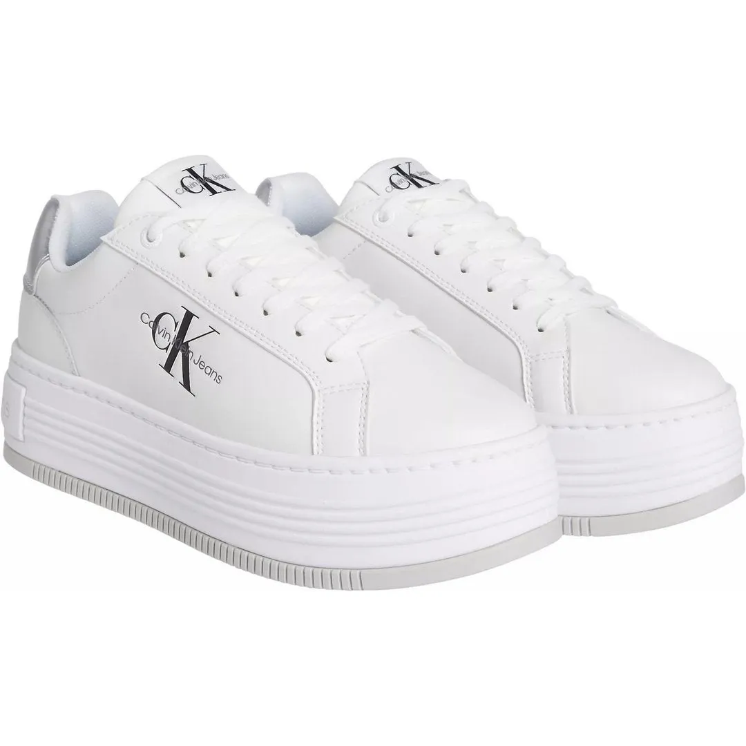 Bold Platf Low Lace Lth Ml Mtl