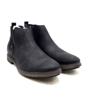 Bullboxer Men's B-52 Leo Black Ankle Chelsea Boots - Size 13