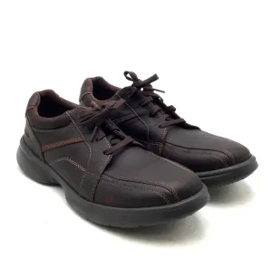 Clarks Men's Bradley Walk Brown Leather Oxford Dress Shoes - Size 14M