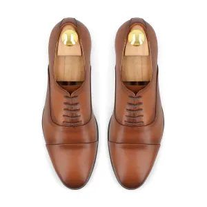 Classic Leather Oxfords - Tan