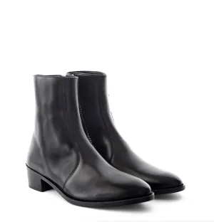 CLASSIC STOCKHOLM BOOT IN BLACK LEATHER