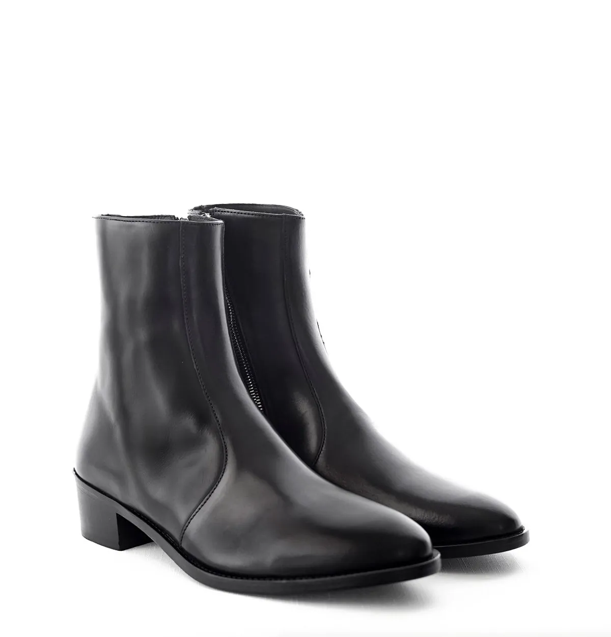 CLASSIC STOCKHOLM BOOT IN BLACK LEATHER
