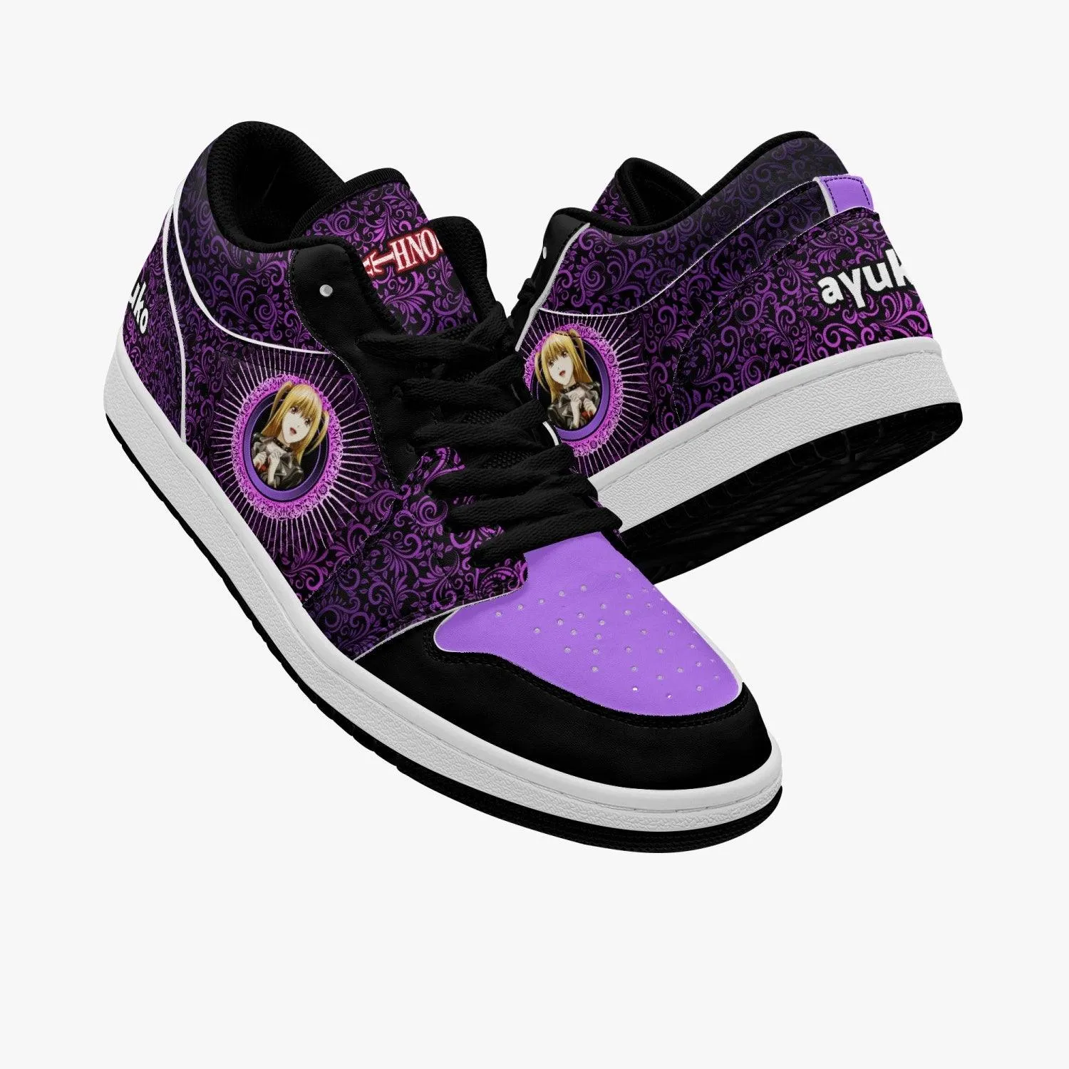 Death Note Misa Amane Purple - JD1 Low Anime Shoes