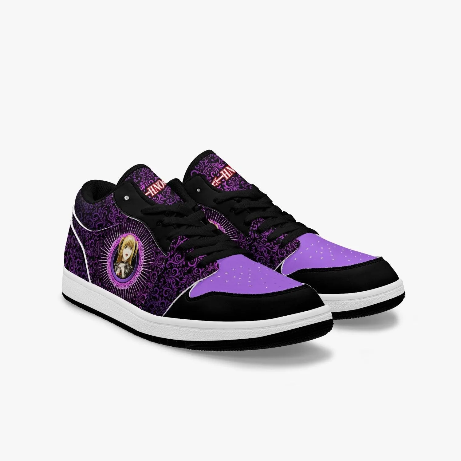 Death Note Misa Amane Purple - JD1 Low Anime Shoes