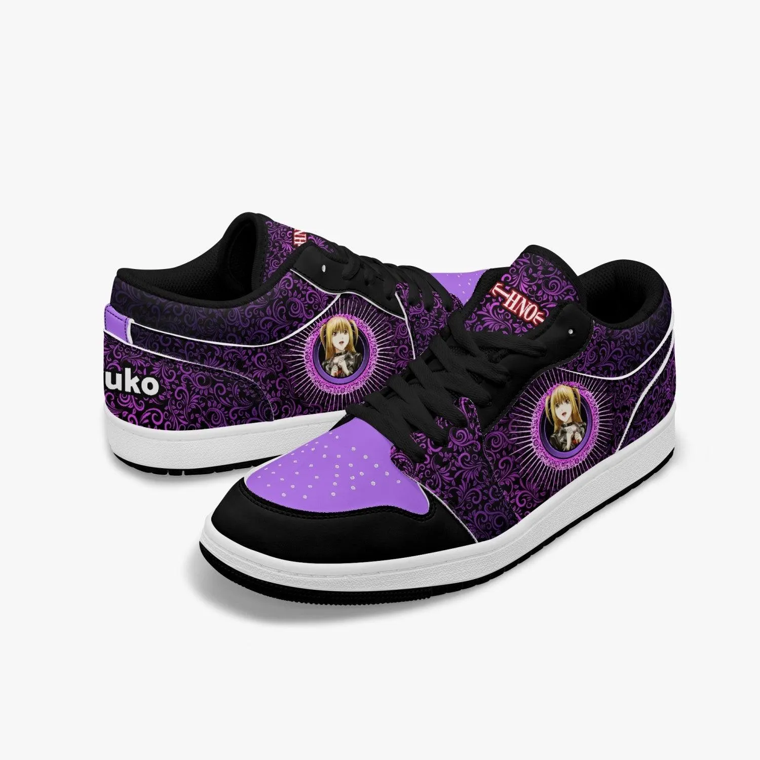 Death Note Misa Amane Purple - JD1 Low Anime Shoes