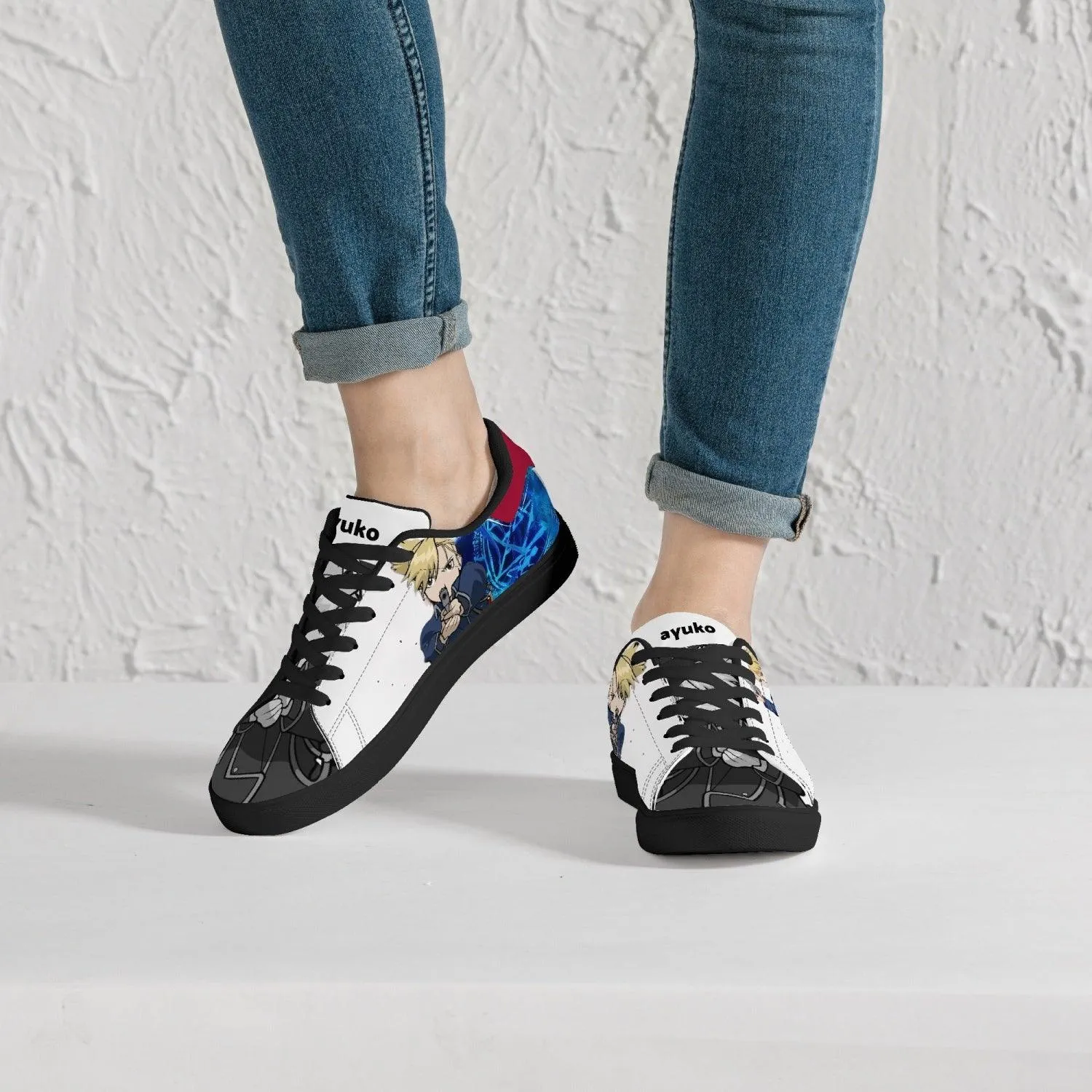 Fullmetal Alchemist Riza Low-Top Skate Anime Shoes