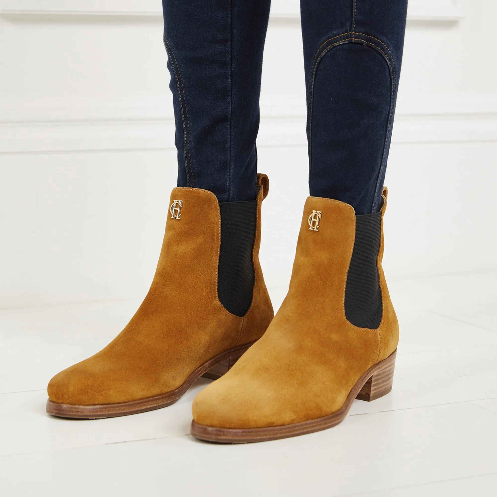 Holland Cooper Chelsea Low Boot - Tan