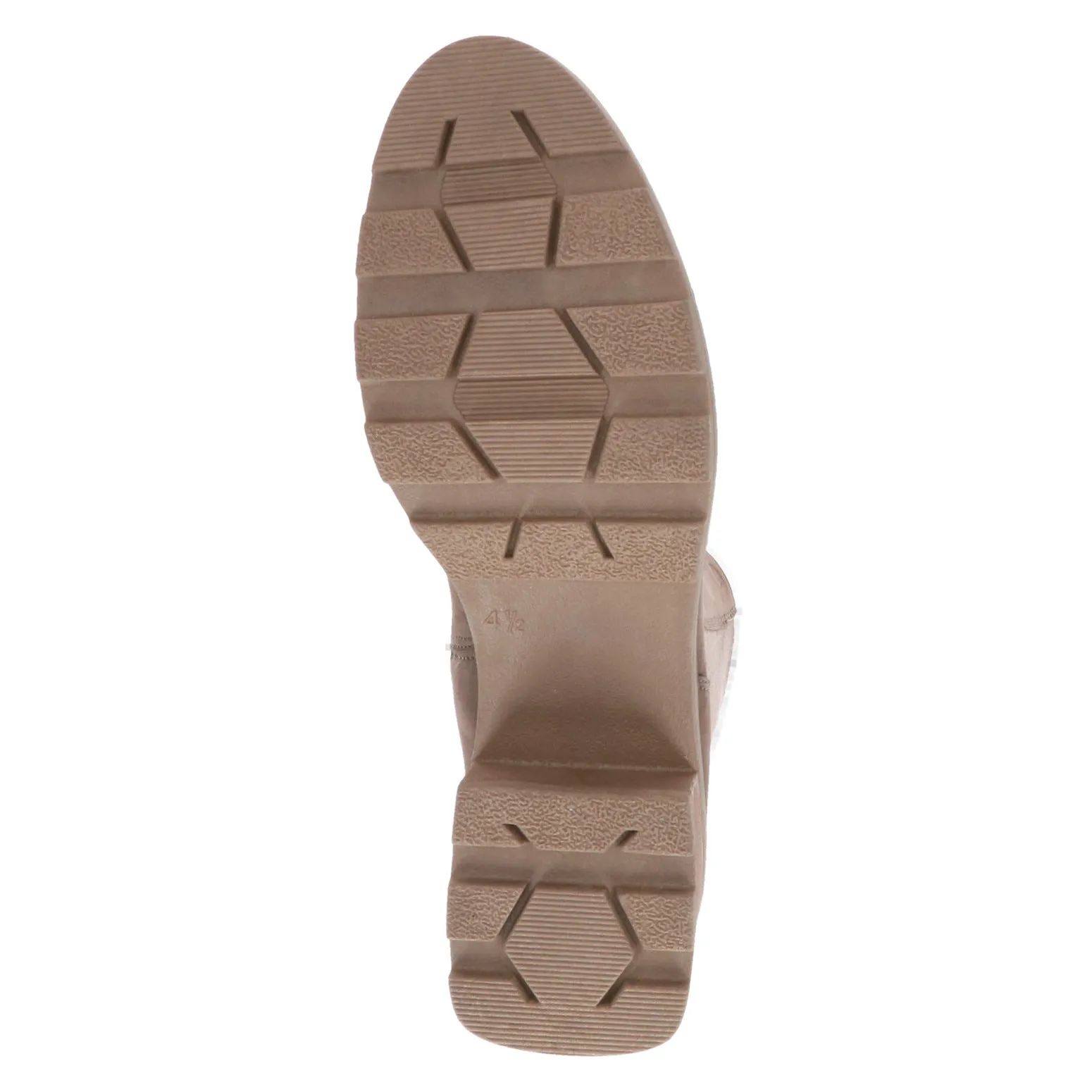 Ladies Caprice Boots Taupe Newbuck Low Heel Leather 25422-334 sale