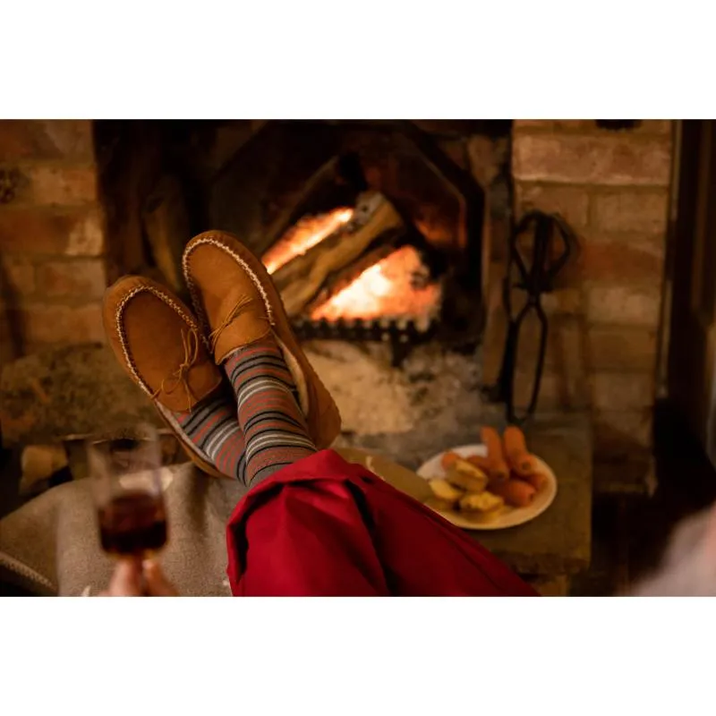 Le Chameau Maison Mens Moccasin Slipper - Tan