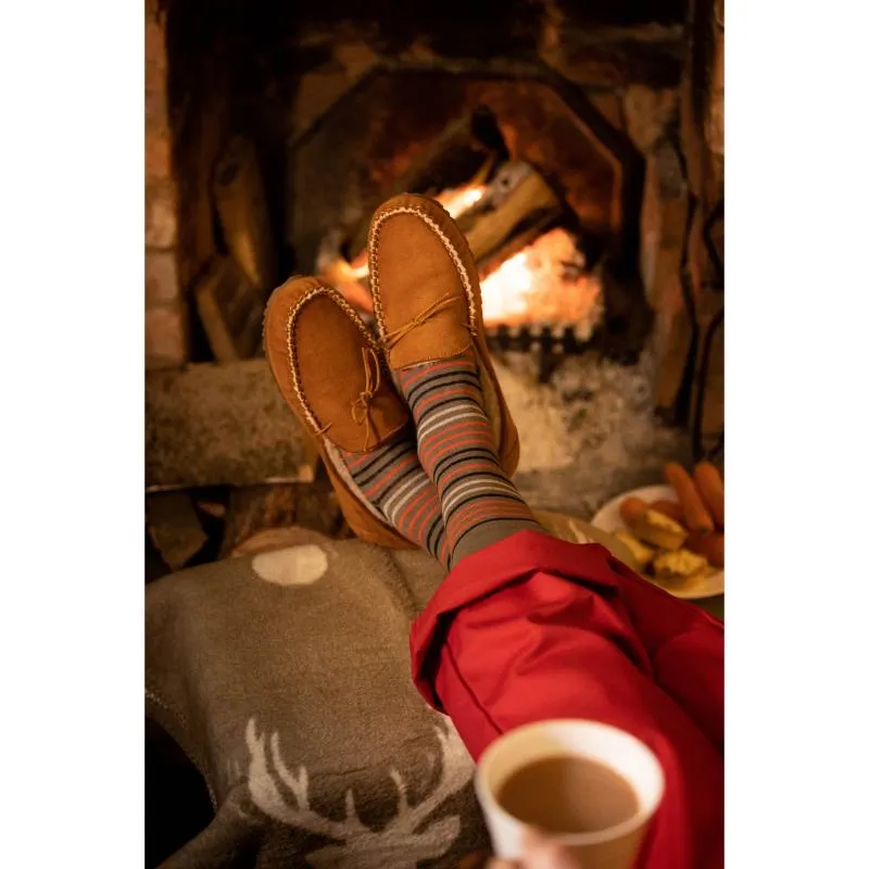 Le Chameau Maison Mens Moccasin Slipper - Tan