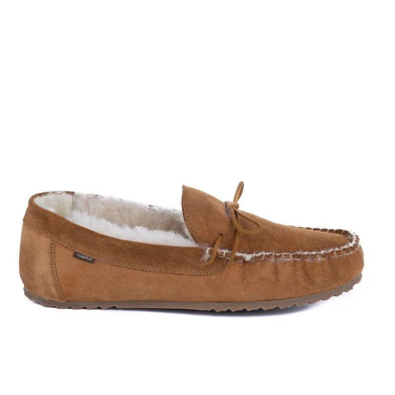 Le Chameau Maison Mens Moccasin Slipper - Tan