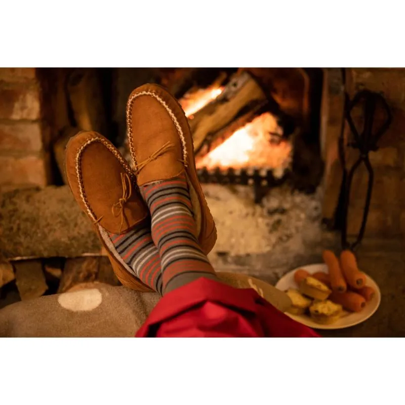 Le Chameau Maison Mens Moccasin Slipper - Tan