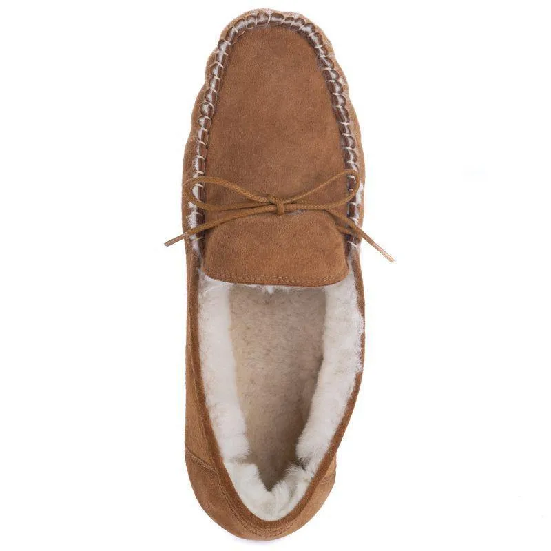 Le Chameau Maison Mens Moccasin Slipper - Tan
