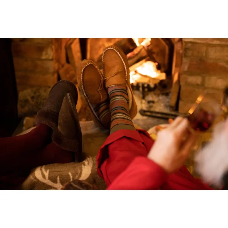 Le Chameau Maison Mens Moccasin Slipper - Tan