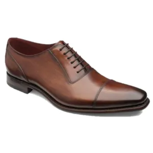 Loake Larch Chestnut Oxford Toe Cap Shoes
