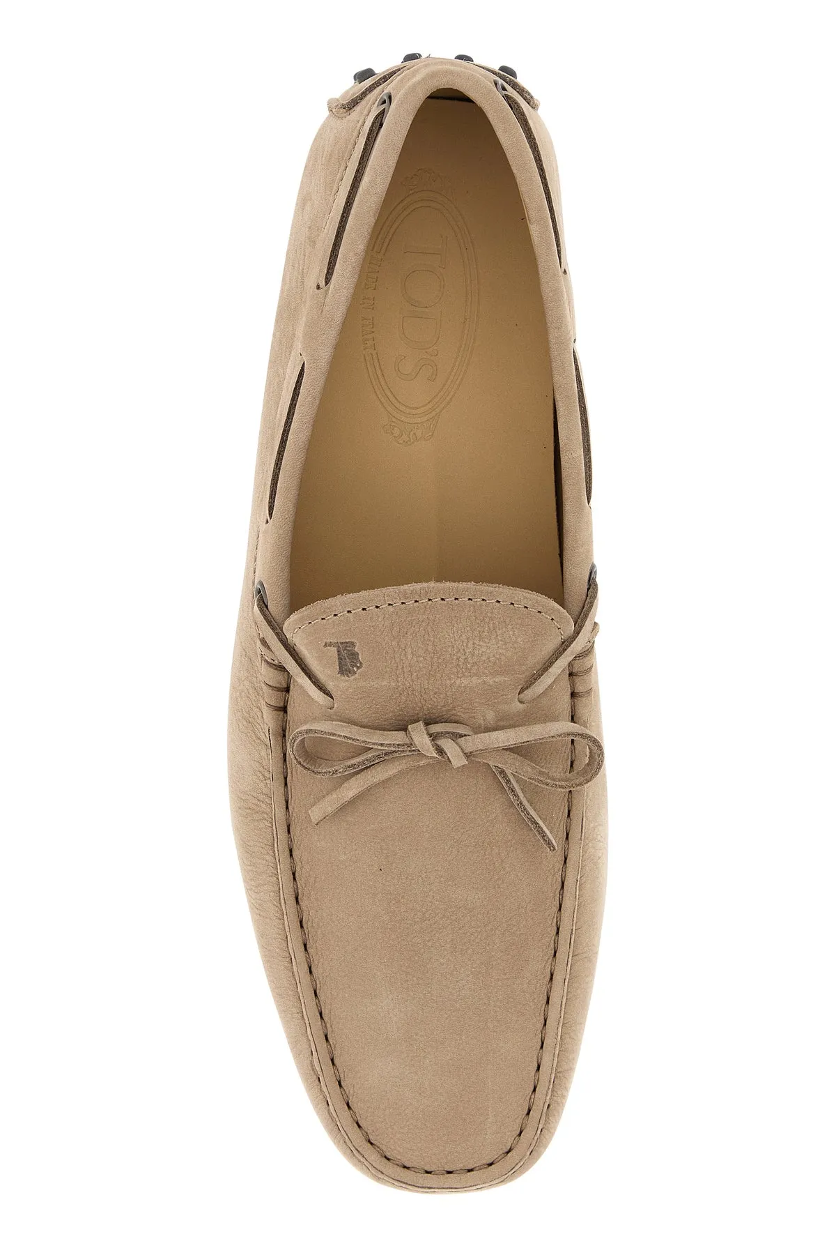 Mud suede loafers