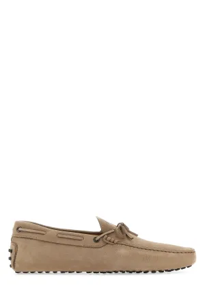 Mud suede loafers