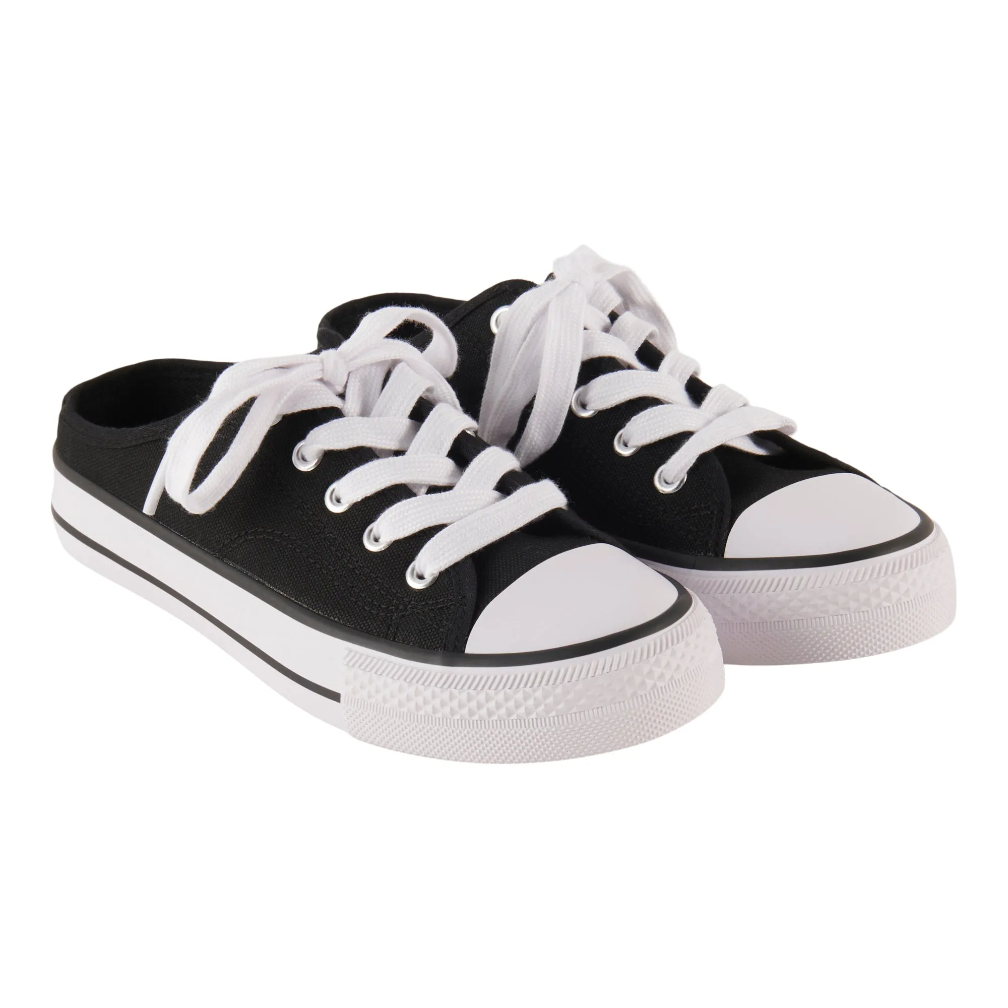 mySTYLE Women's Slip-On Lace-Up Mules
