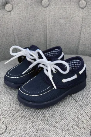 Navy Boat Shoes
