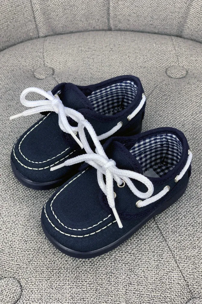 Navy Boat Shoes
