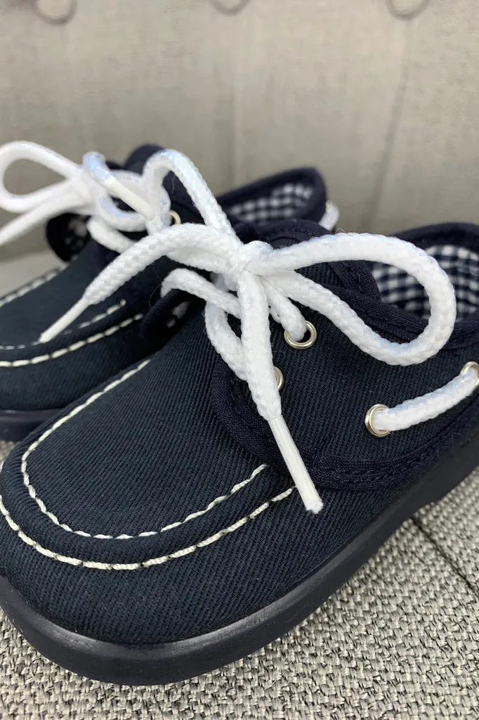 Navy Boat Shoes