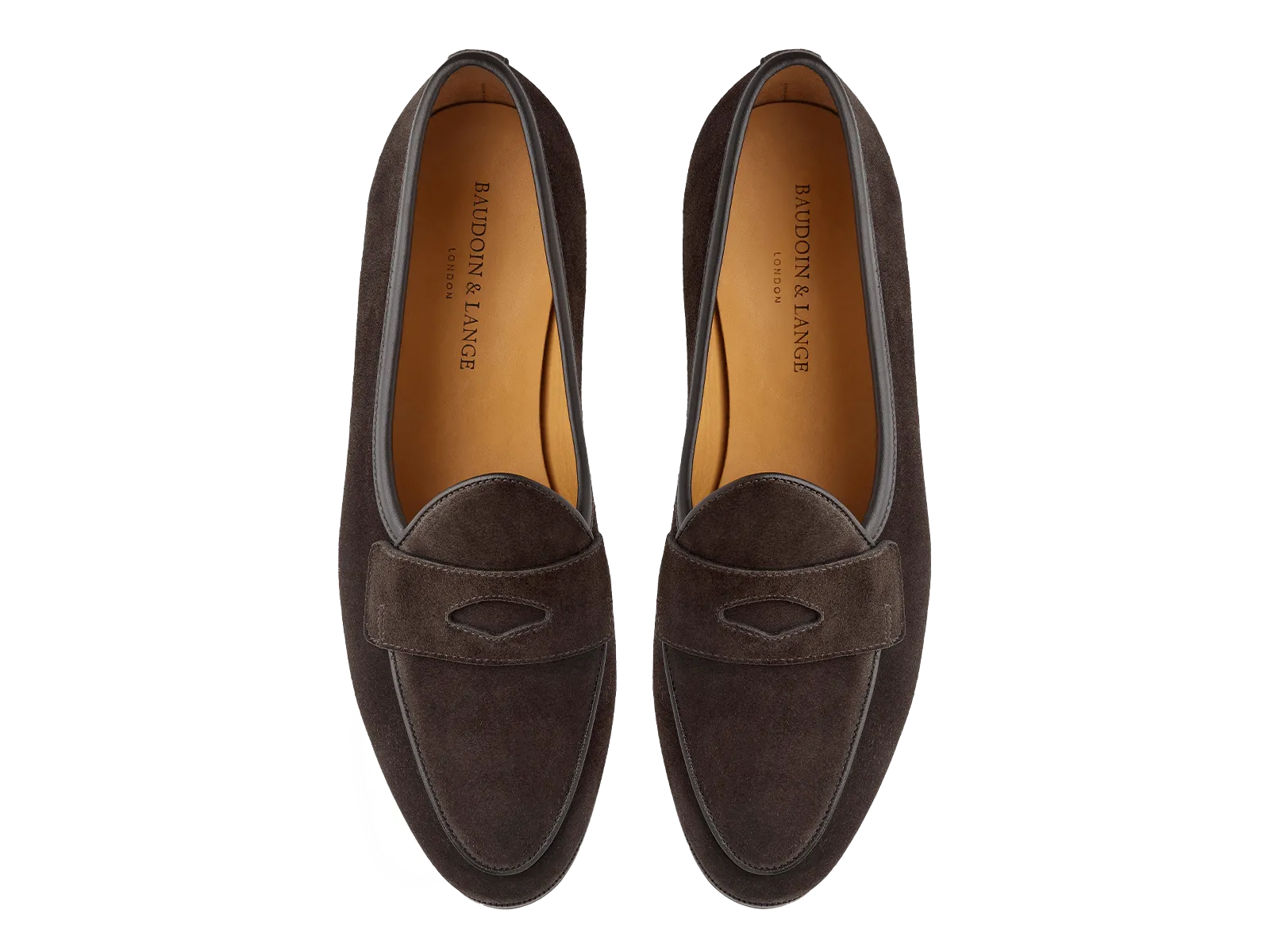 Sagan Ivy in Dark Brown Glove Suede with Rubber Sole