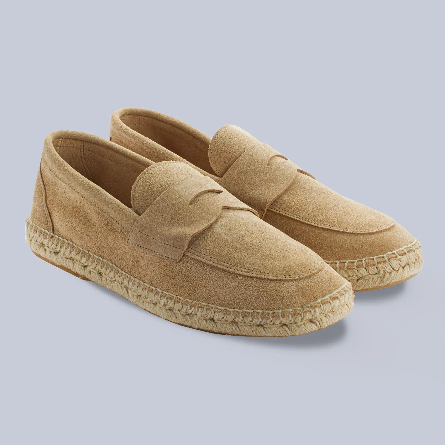 Tan Suede Espadrilles