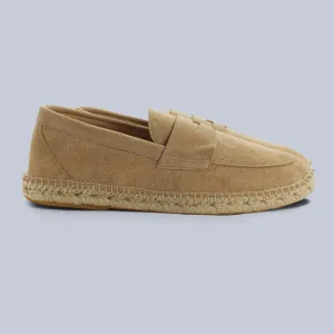 Tan Suede Espadrilles