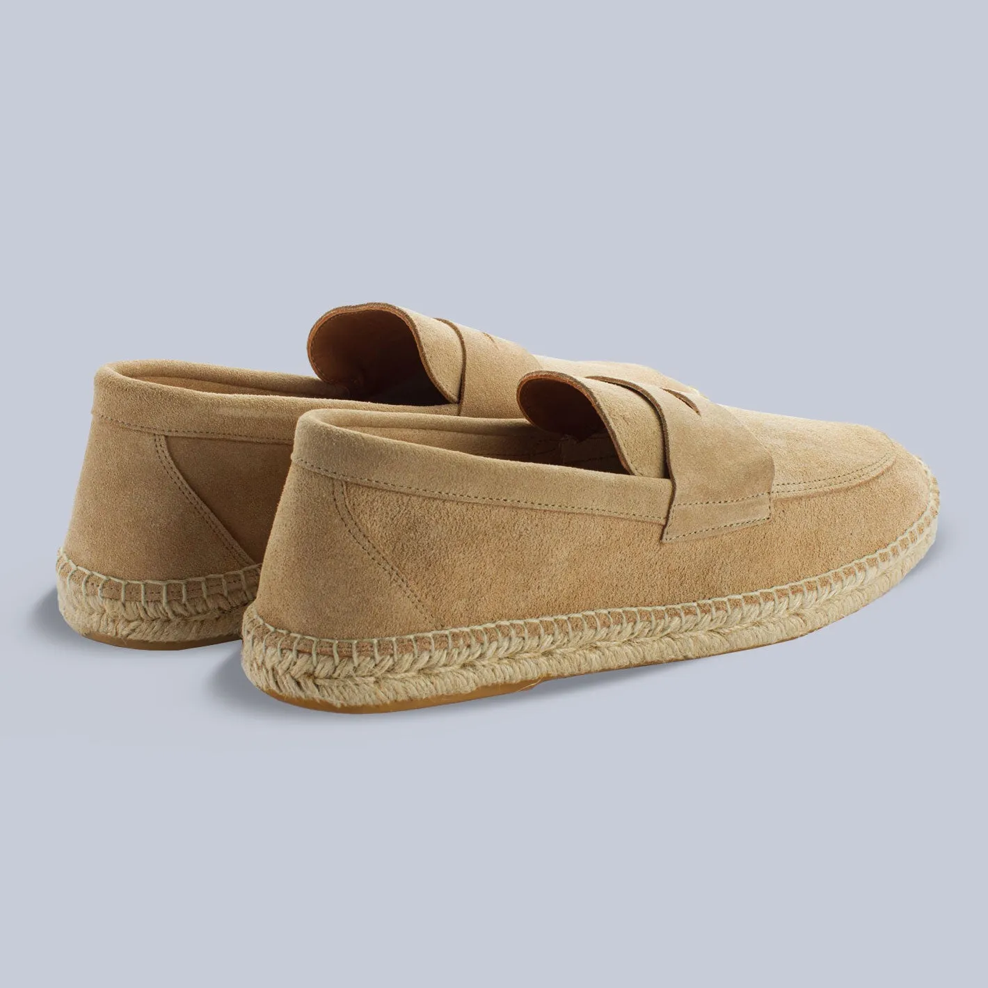Tan Suede Espadrilles