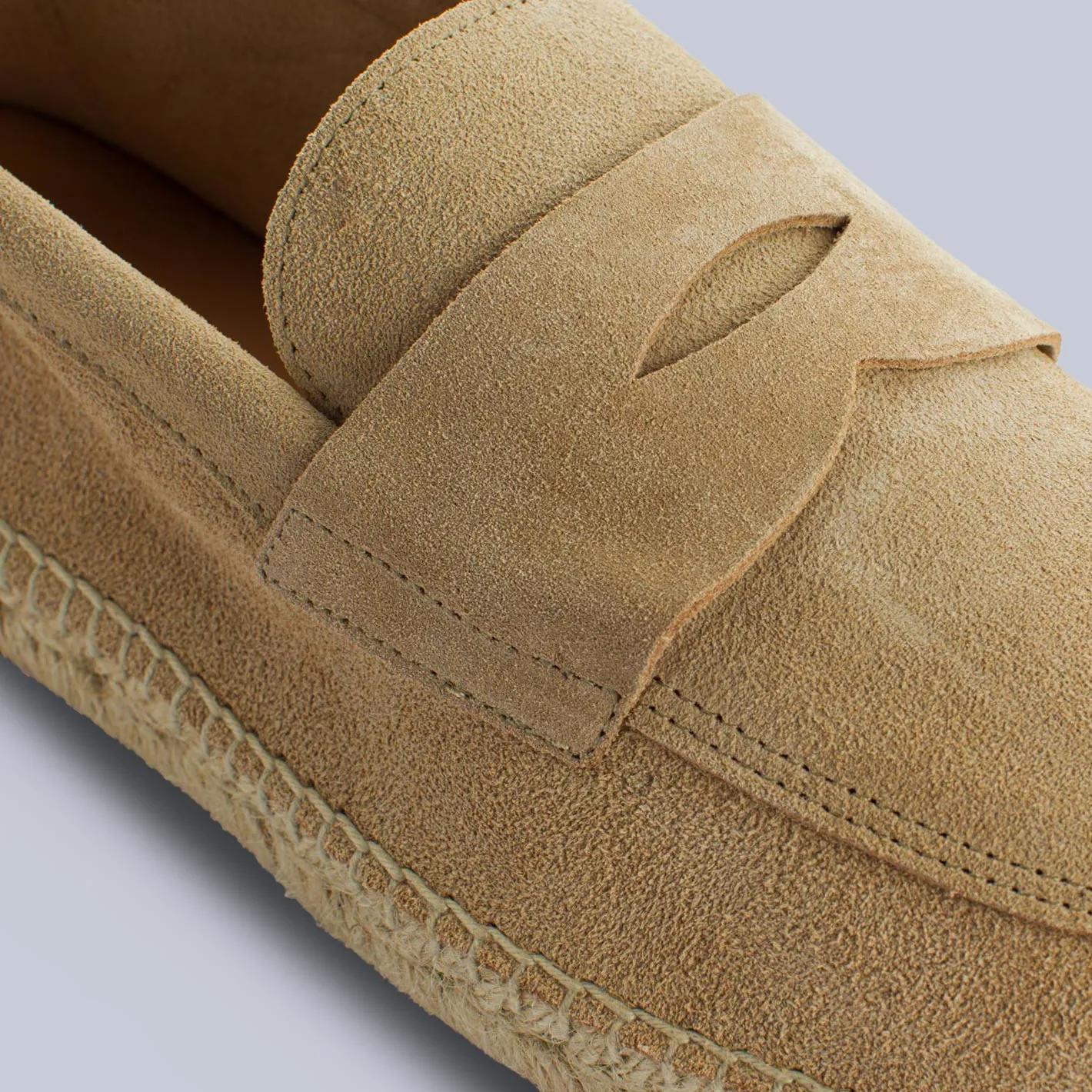 Tan Suede Espadrilles