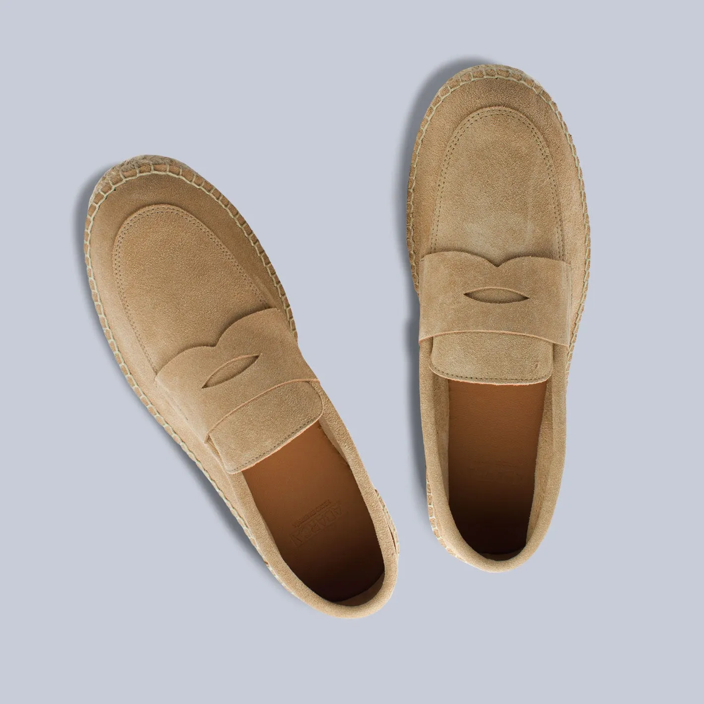 Tan Suede Espadrilles
