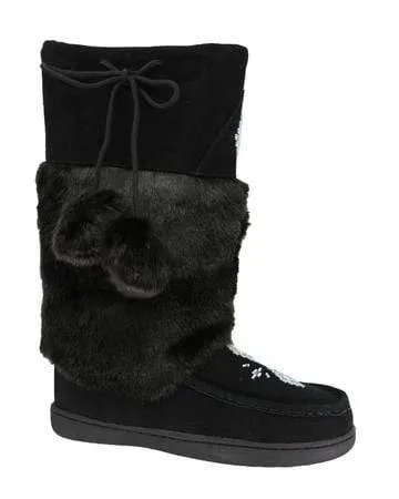 Taxi Women's Lucky-01 Mid Mukluk Boots- Black