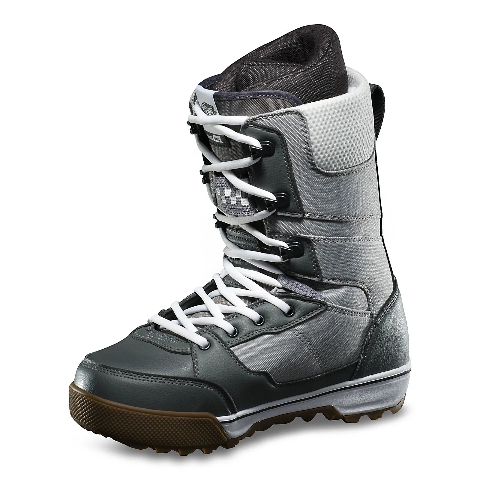 Vans Invado Pro Snowboard Boots - Gray/White