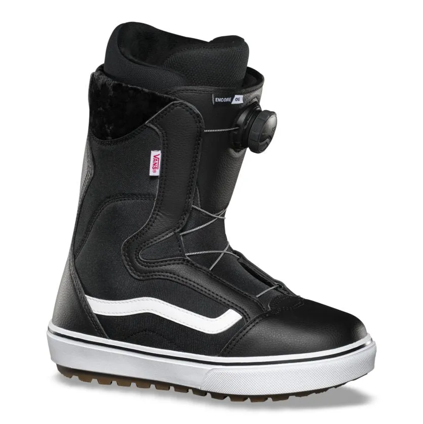 Vans Women's Encore OG Snowboard Boots - Black/White