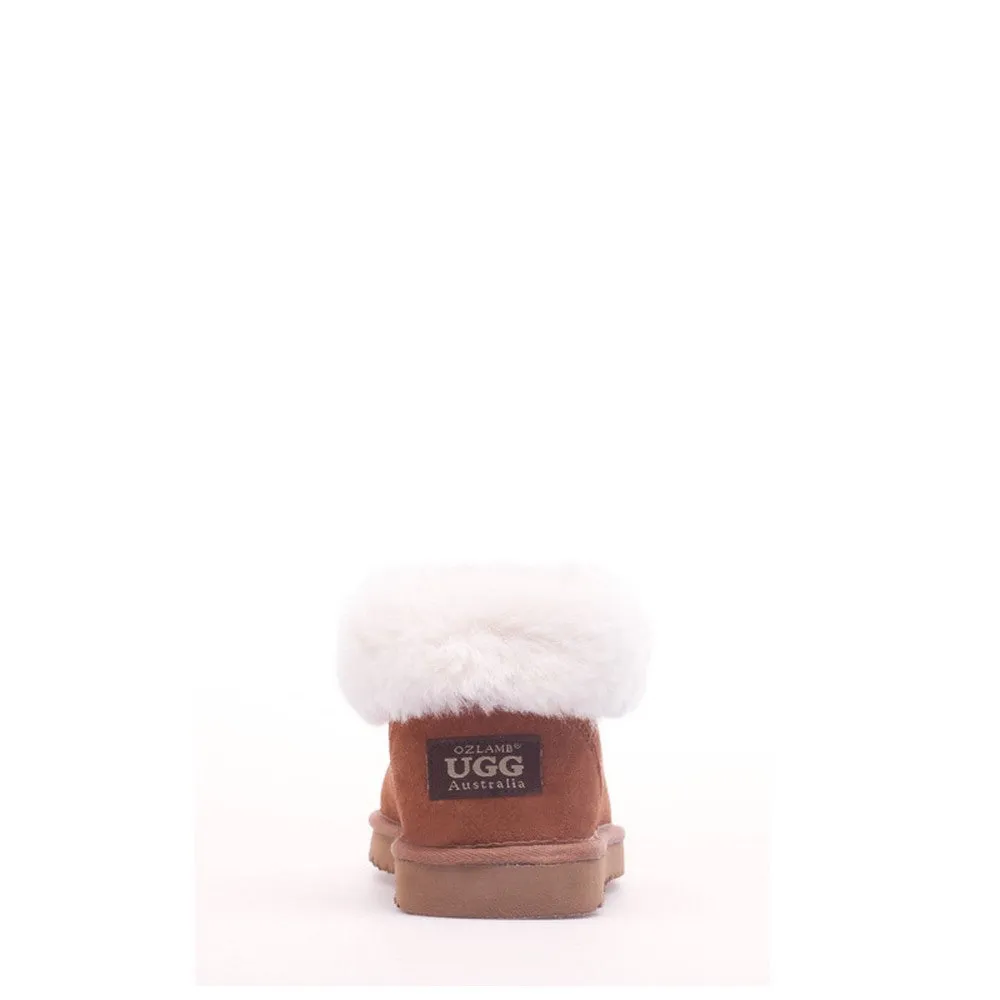 Wool Ugg Slippers - Chestnut