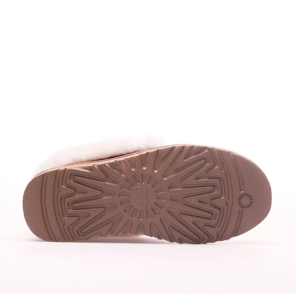 Wool Ugg Slippers - Chestnut