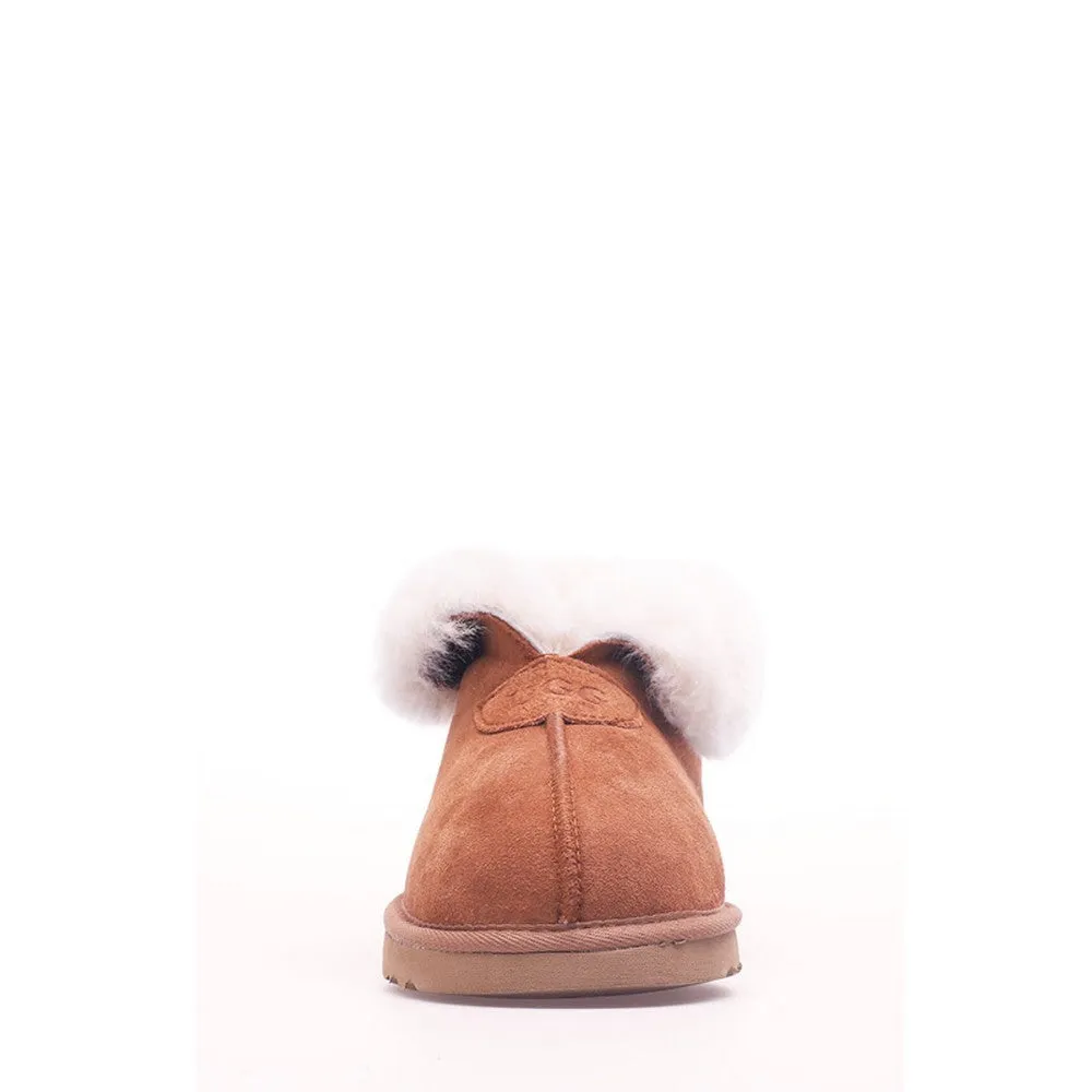 Wool Ugg Slippers - Chestnut